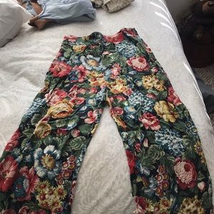 Zara floral pants